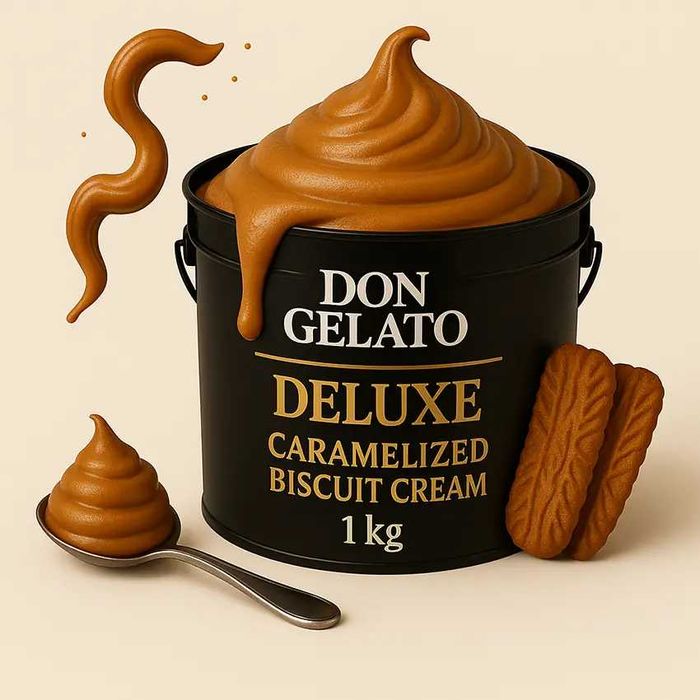 Крем пълнеж с бисквитен вкус Don Gelato Bisco | 1 кг / 3 кг / 10 кг
