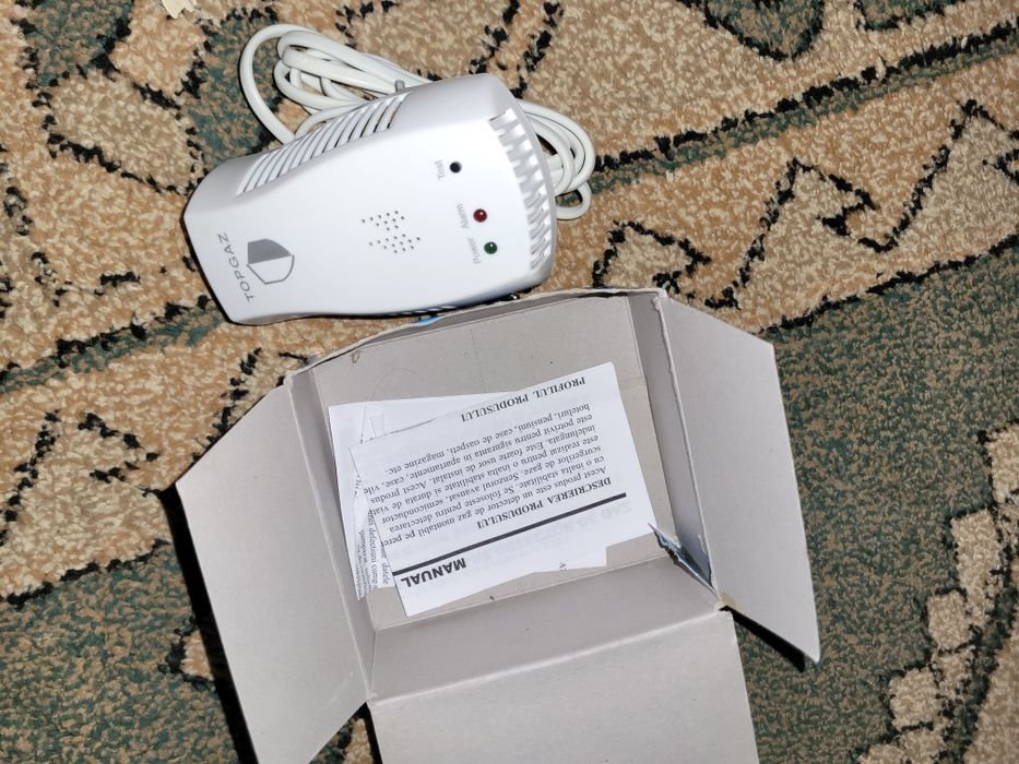 Set electrovalva și detector de gaz