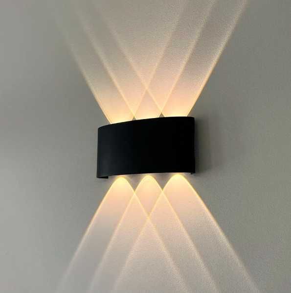 Lampa de perete decorativă cu LED – interior/exterior, design modern