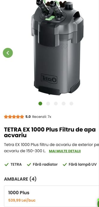 Acvariu complet 160 litri