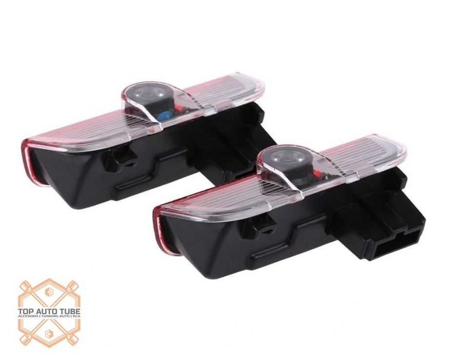 Set lampi led proiector logo nou R-Line VW Passat Jetta Golf CC Tiguan
