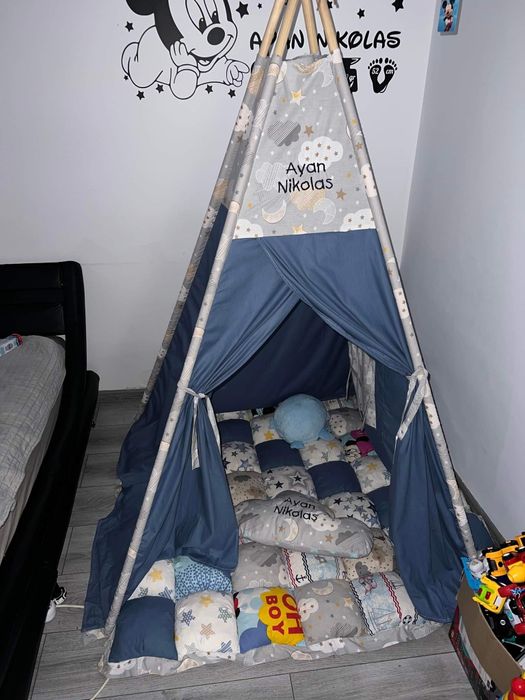 Cort teepee pentru copii