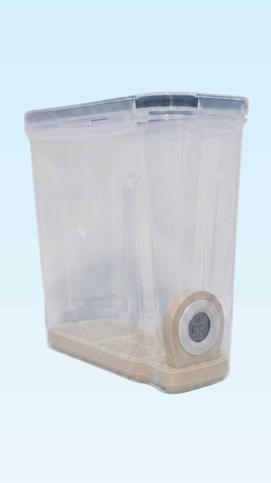 cutie stocare filament cu recipient pentru silicagel si afisare temperatura si umiditate