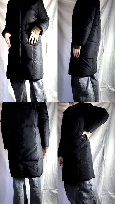 Пуховик черный от weekend