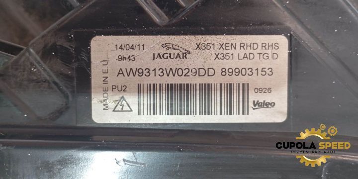 Far dreapta complet Xenon AW9313W029DD Jaguar XJ X351 [2009 - 2015]