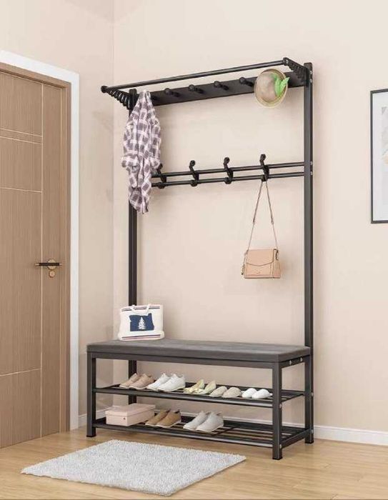 вешалка для одежды, скамейка для обуви, вешалка для пальто, вешалка