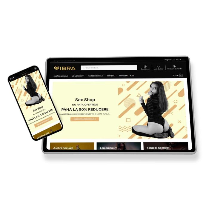 Creare Magazin Online - 1.400 LEI / Creare site web - 600 LEI