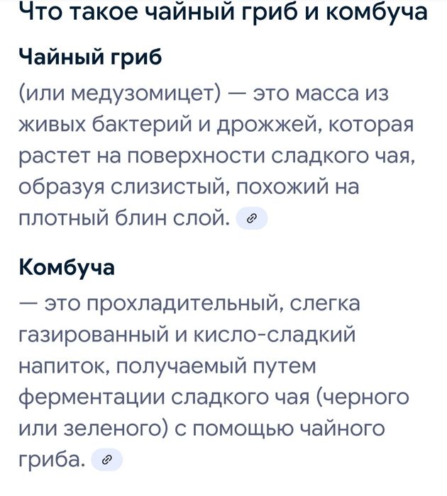 Чайный гриб - Комбуча