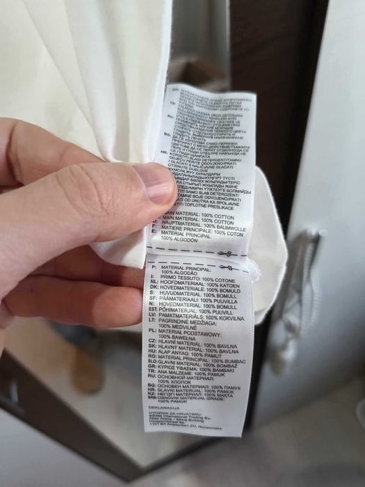 Reebok Performance Pure Cotton T-Shirt Mens Size S