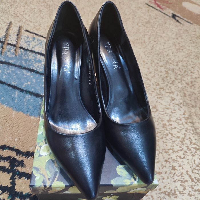 Туфли замшевые и матовые