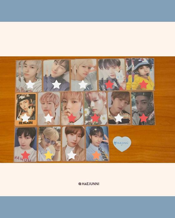 kpop photocards (nct, loona, twice, red velvet)
