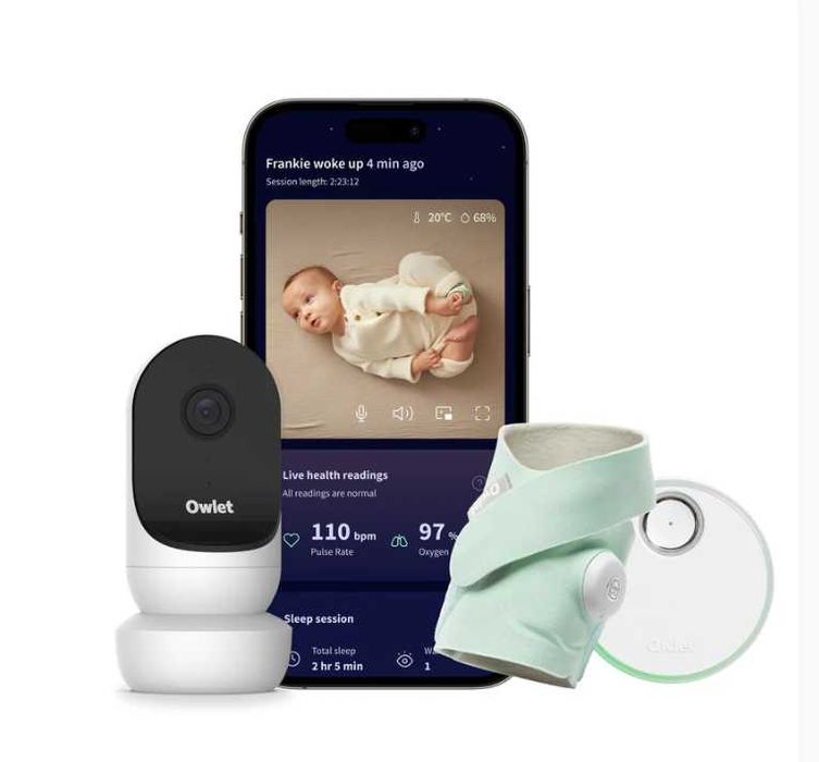 *NOU* Set Owlet Dream Duo - Dream Sock & Camera (MINT/verde)