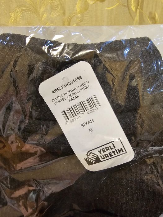 Sviter Turkiya standart razmer