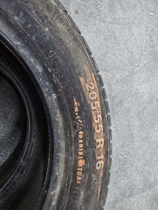 2x 205/55/16 M+S CONTINENTAL RUNFLAT Stare impecabila