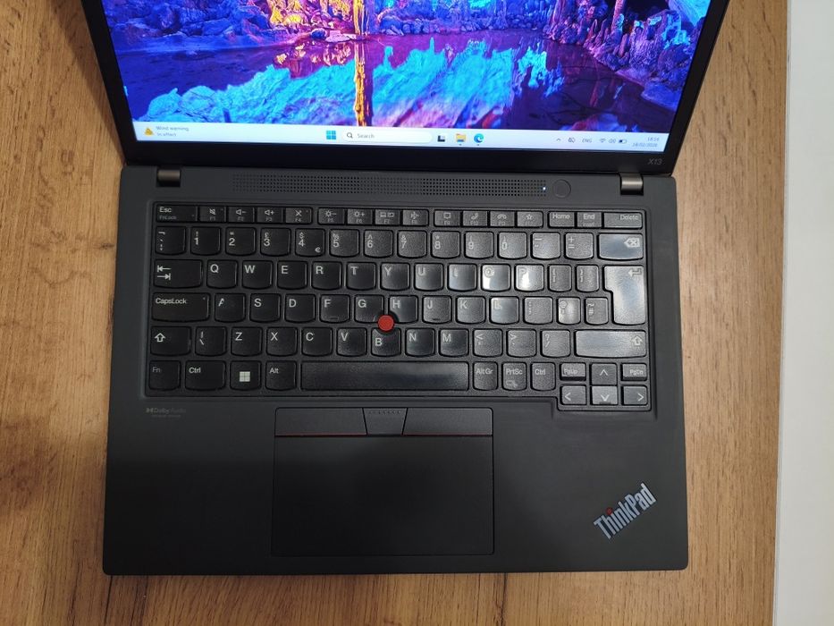 лаптоп Lenovo x13 i5-1135G7, 16GB RAM, 256GB NVMe SSD