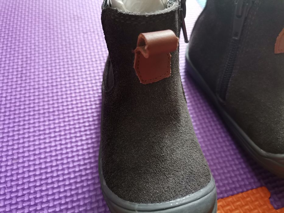 Încălțăminte copii, piele intoarsa