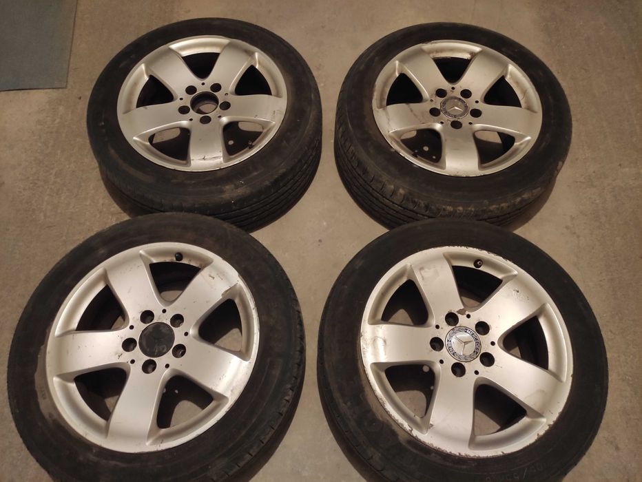 Лети джанти 16 Mercedes Е класа W211 Audi Volkswagen Skoda с летни гуми 205 55 16