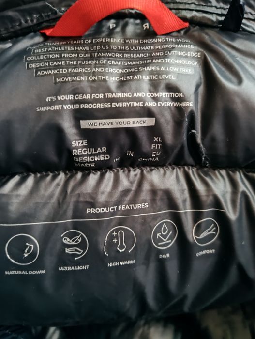 Geacă de iarnă 4F premium cu puf natural XL bărbați