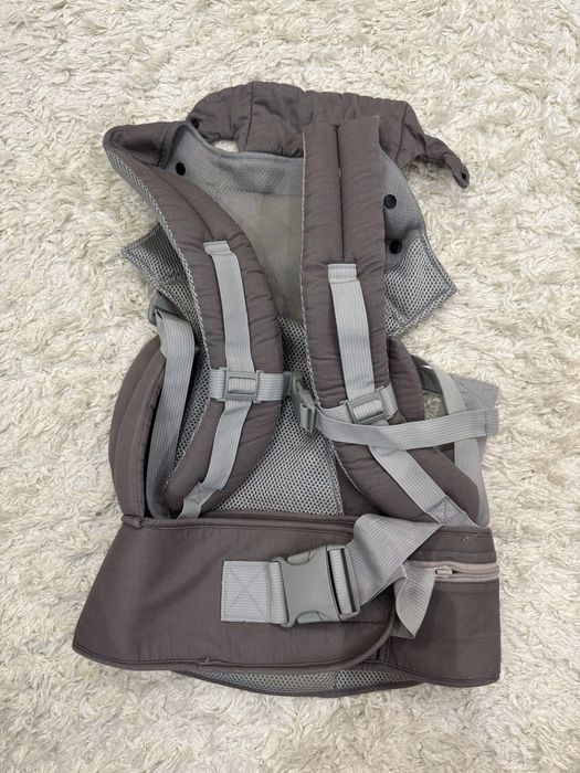 Ергономична раница за бебе Vika Baby®, Тъмно сив