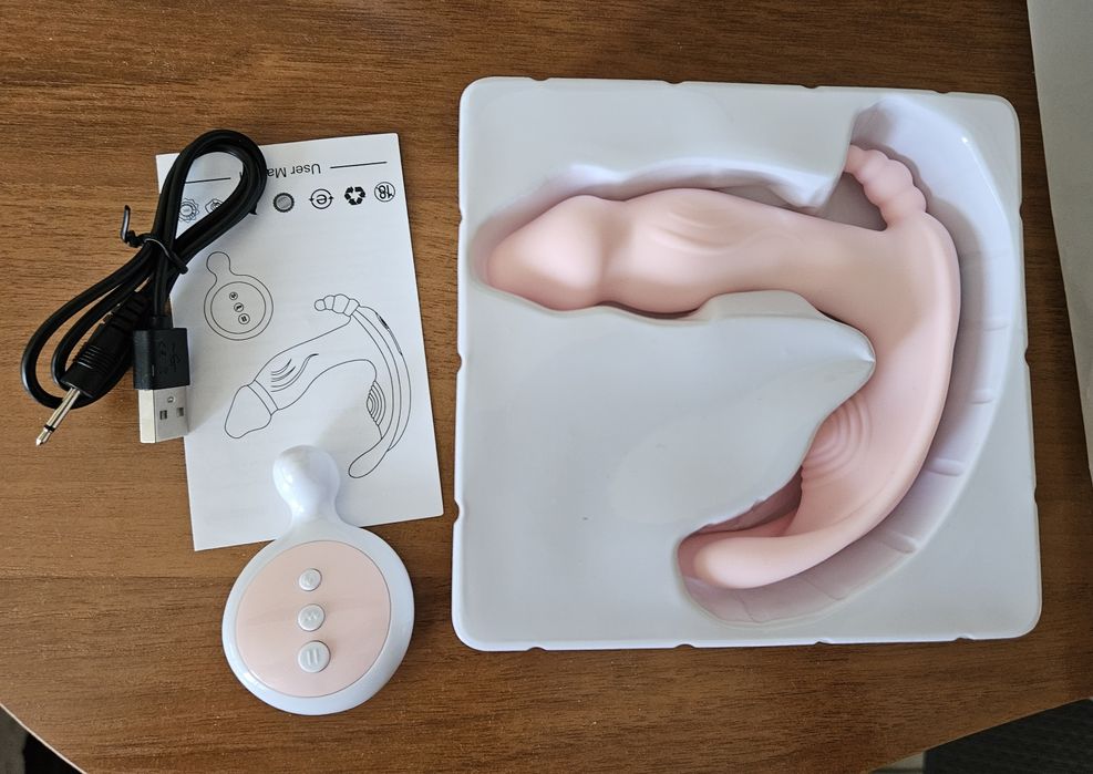 Wireless remote invisible double vibration