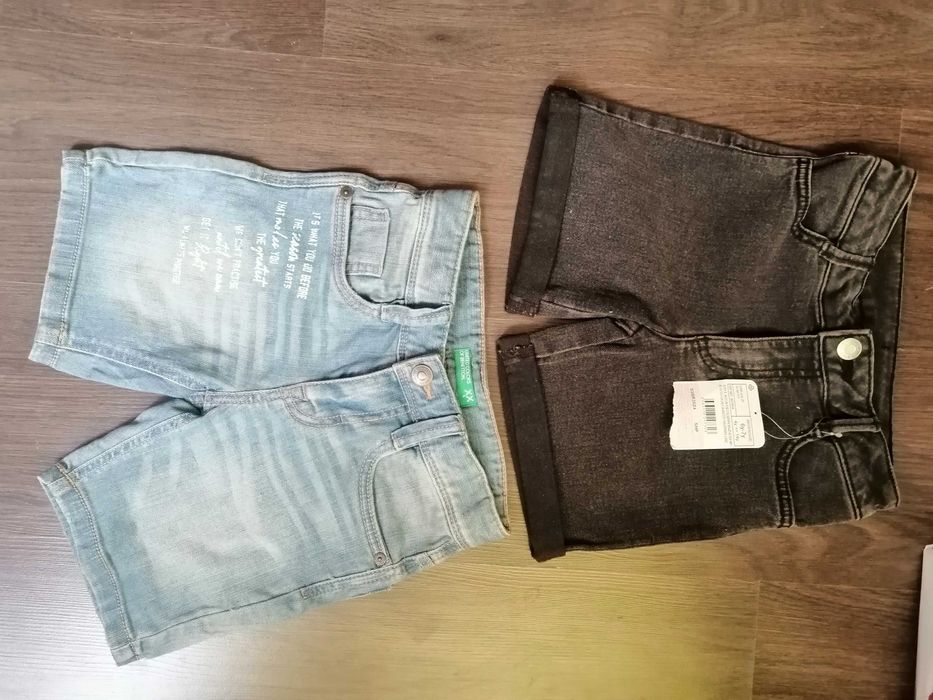 Детски къси дънкови панталони за момиче