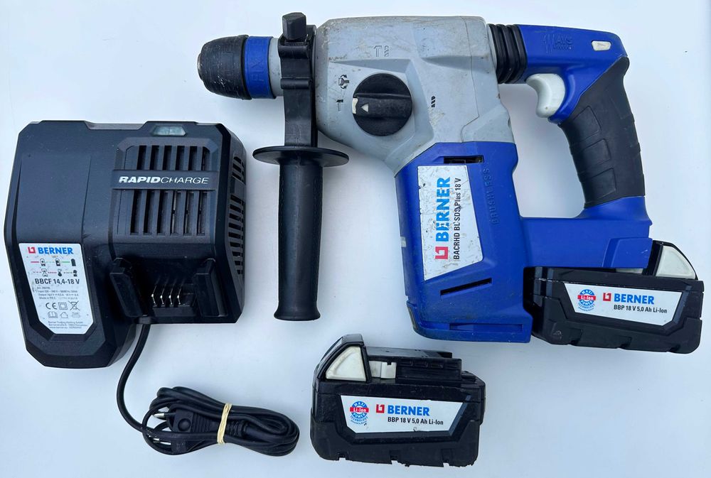 Berner BACSD-1 18V - Акумулаторен винтоверт 2x18V 5.0Ah