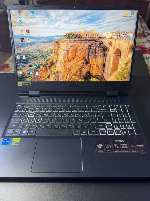 Игровой RTX 4060, i5-12450H ноутбук Acer nitro An 515-58