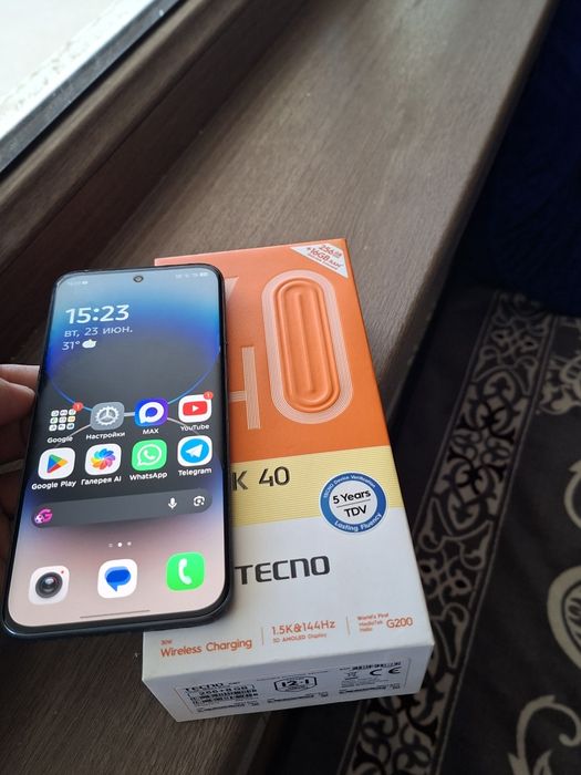 Tevno Spark 40 pro+ 8/256