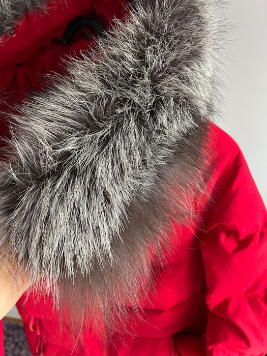 Geaca de iarna cu guler de blana naturala marimea S