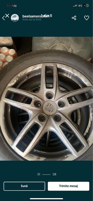 Roti Porsche impecabile 265/50/19 iarna