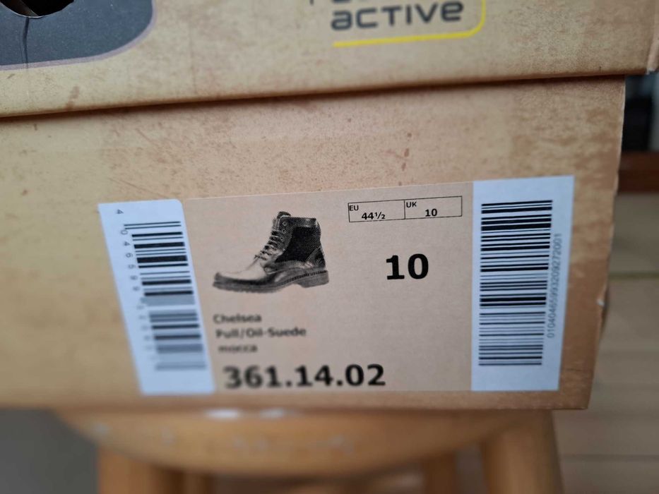 Camel Active мъжки боти естествена кожа