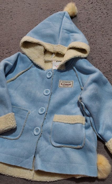 Palton îmblănit marimea 98, 3 ani
