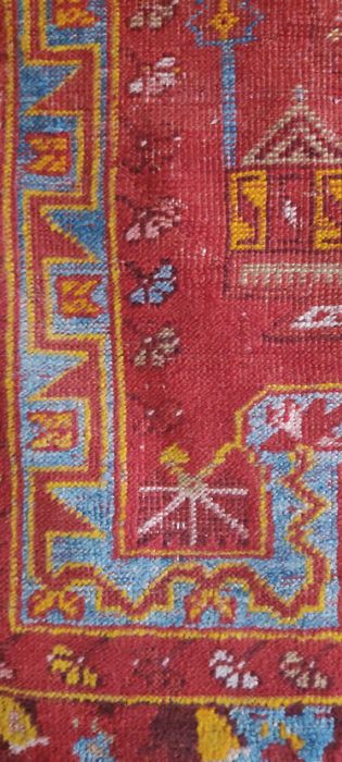 Covor vechi de rugăciune otoman secol 19