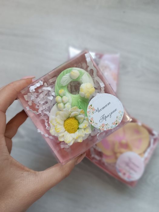 Осмици от сапун за 8  март