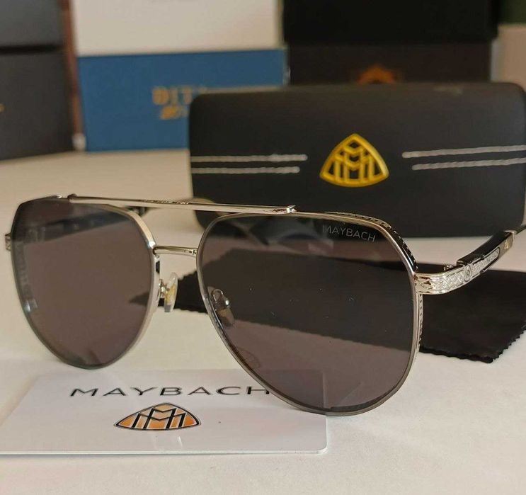 Очки Maybach Lux Silver С полиризацией