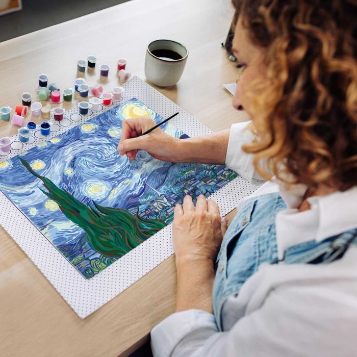 Ravensburger CreArt 23915 - Рисуване по числа Starry Night на ван Гог