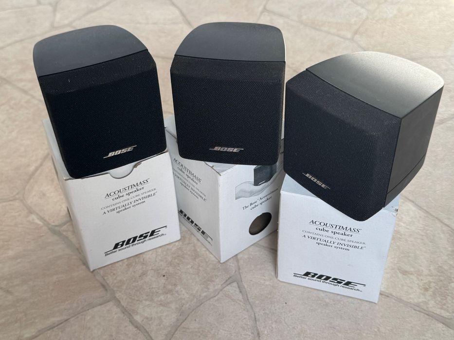 Set 3 sateliți pasivi Bose Acoustimass Signle Cube