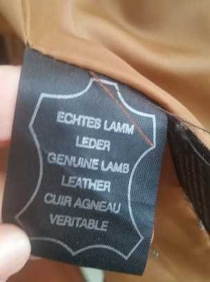 Естествена кожа яке ,без никакви забележки почти ново- М/Л  размер