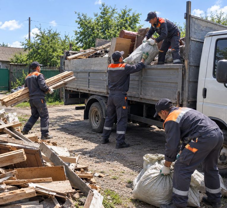 Вывоз мусора всех видов Газель грузчики 2чx7