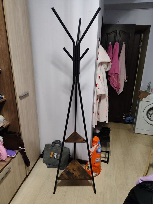 Вешалка стойка  металл, 40x180 см