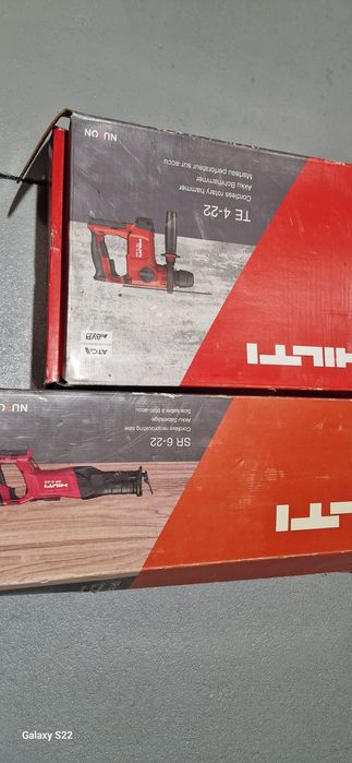 Hilti rotopercutor,sabie pe acumulator
