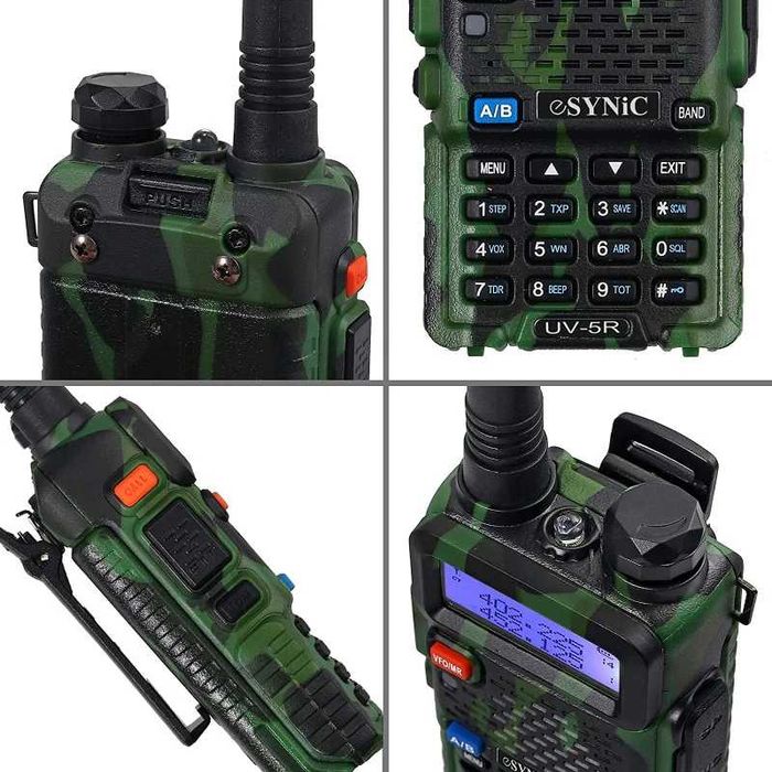 eSynic UV-5R Dual Band VHF/UHF уоки-токи камуфлажна радиостанция