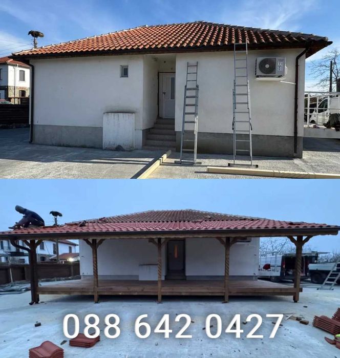 Ремонти майстори на покриви, улуци, хидроизлоция, течове, керемиди, комини - Гаранция 15г