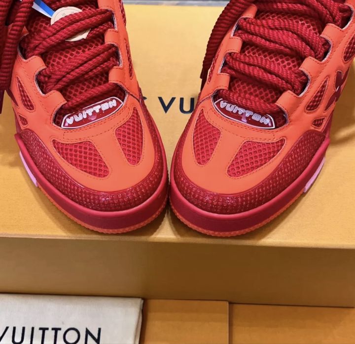 adidasi sneakers louis vuitton skate rosii