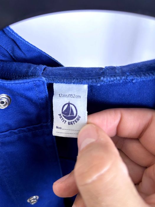 Jacheta Petit Bateau blugi albastru 12 ani