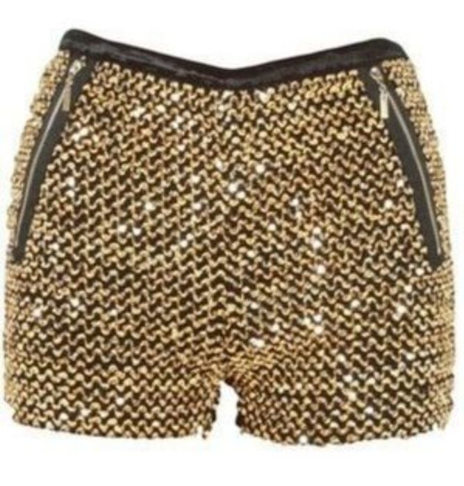 Къси еластични панталони за дискотечен клуб