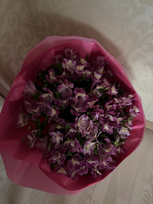 Цветы свежие, ночью брали