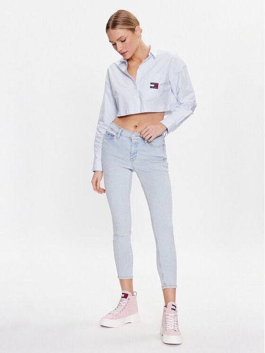 Дамски дънки : Tommy Jeans Nora Mid Skinny 29