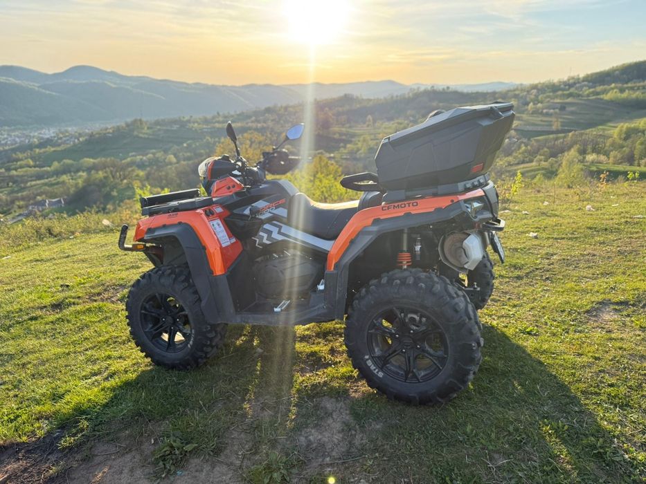 Atv cf moto 1000 overland 2022 Euro 5 nr.negru încălzire șah mânere ledbar/bulbar