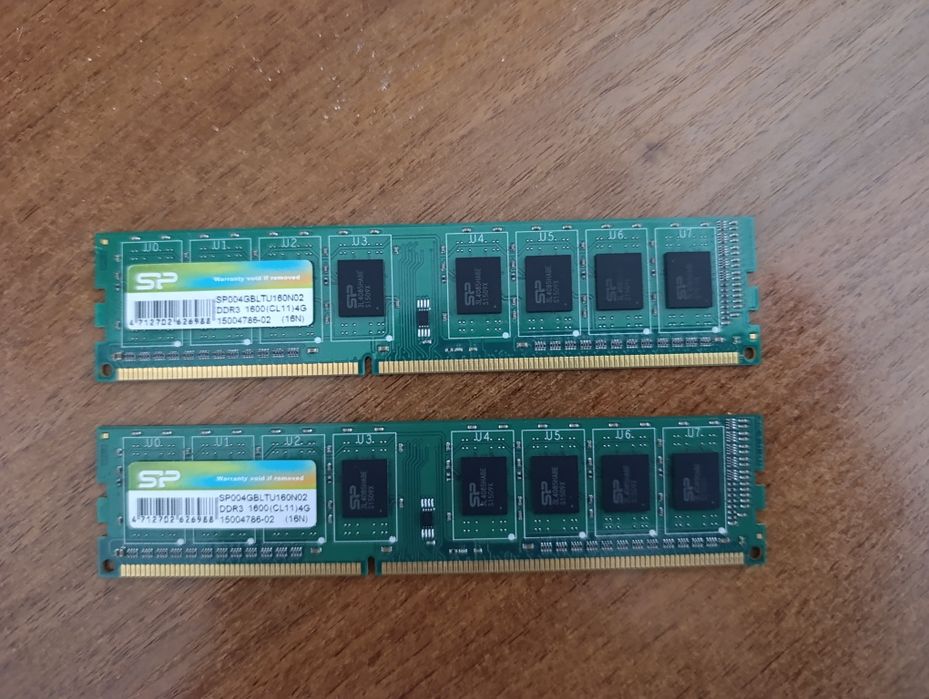 Оперативная память 8GB DDR3 (комплект 2x4GB) 1600MHz